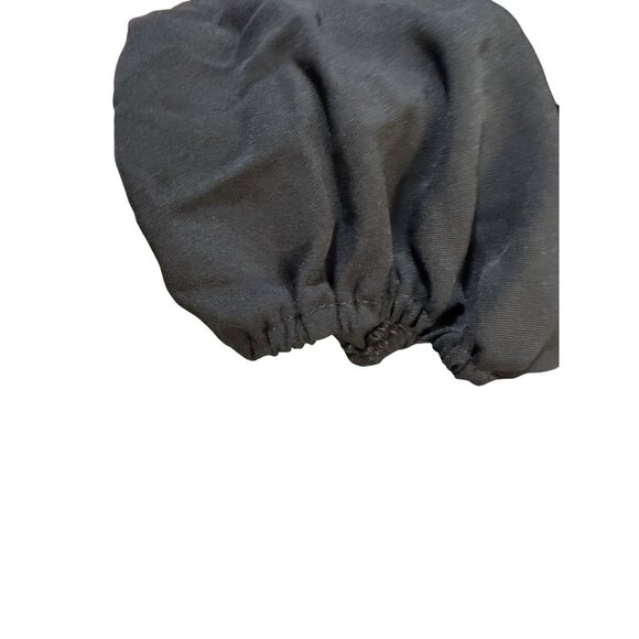 Qearal Womens Long Sleeve Blouse With Elastic Cuffs Black V-Neck Lightweight Siz - Picture 8 of 8